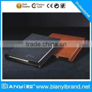 Wholesale gift notebook set/pu leather hardcover notebook