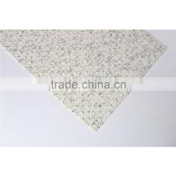 High qualty rhombus design jacquard 2 layer laminated interlock double knit fabric