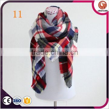 new styles 38colors winter blanket scarf shawl pashmina tartan scarf cotton                        
                                                Quality Choice