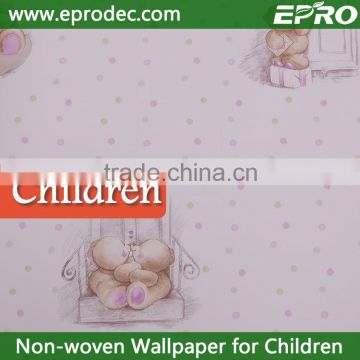 Modern lovely interior decoration environmental Kids Wallpaper