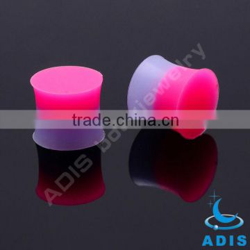 Wholesale double flared silicone ear plug manufacturer