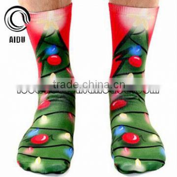 Unsiex Custom Sublimation 3D Print Christmas Socks