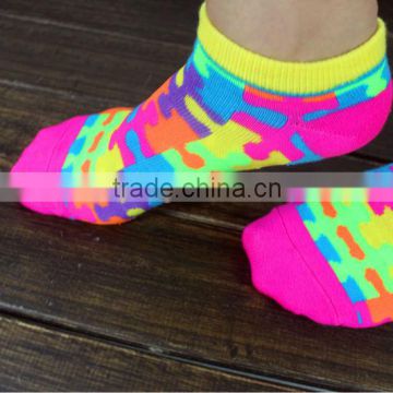 2015 Rainbow Colors Female Gender Ankle Socks