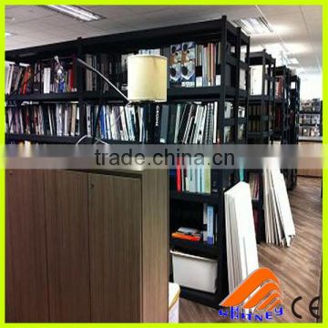 remove floating double side storage steel book shelf