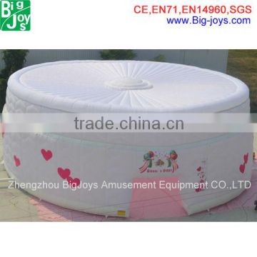 Newest design giant white inflatable tent for advertising wedding party