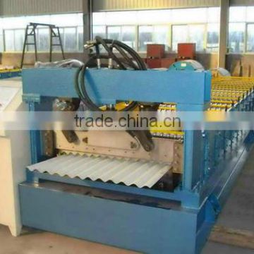 corrugated wall and roof cold roll forming machine