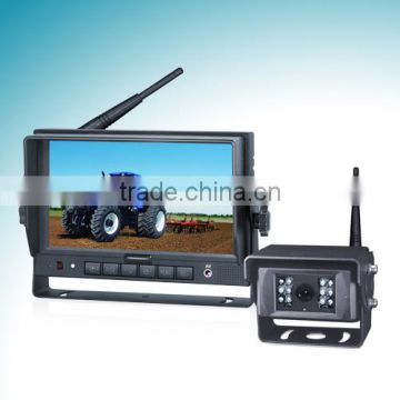 7 inches 2.4 GHz digital wireless system (monitor and camera retroceso retrovisor) for vehicle