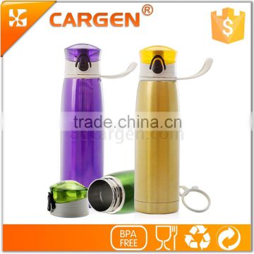 Insulated stainless steel vacuum travel tea water bottle