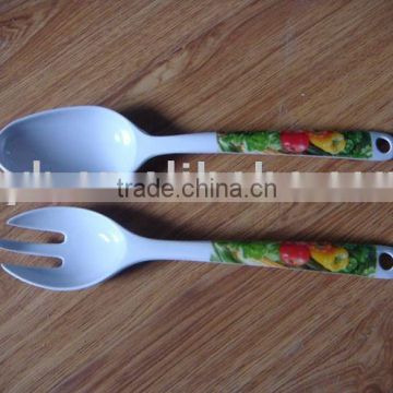 melamine salad spoon & fork