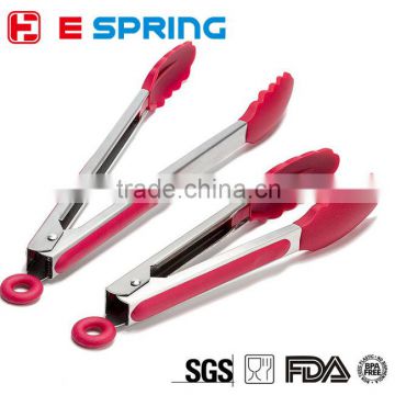 Heat Resistant Cook Tong Bread Clamp Tongs Barbecue Tools Stainless Steel Tongs