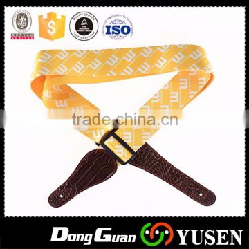 Nice quality cheap price polyester custom guitar strap for wholesale