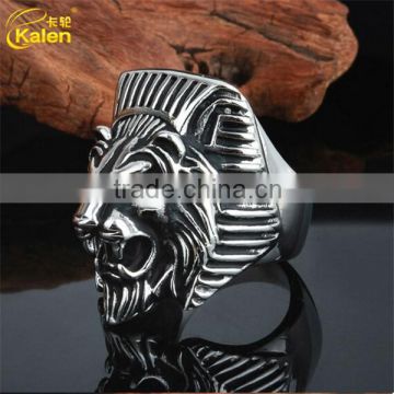 fashion stainless steel size 6-12 ring with lion head replica