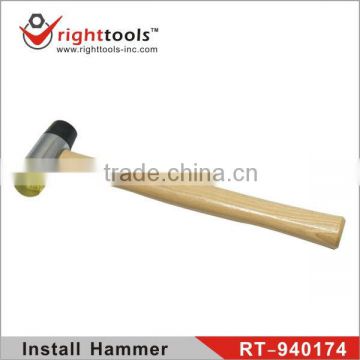 wood handle install hammer