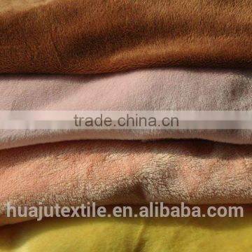 100% polyester super soft velvet fabric for garment