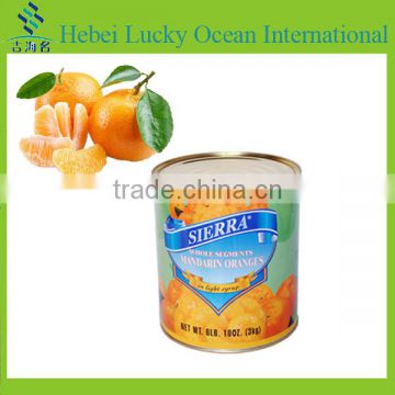 3KG organic canned mandarin orange in syrup