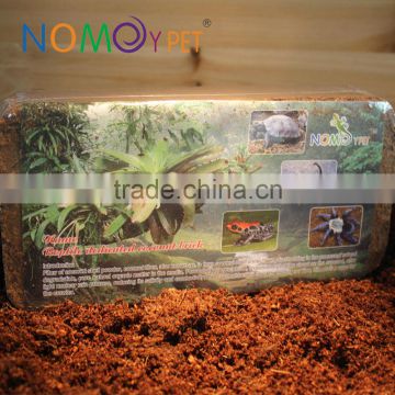 Compressed coconut fiber terrarium substrate coconut reptile pet bedding