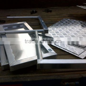 Aluminum alloy profiles of different welding processing