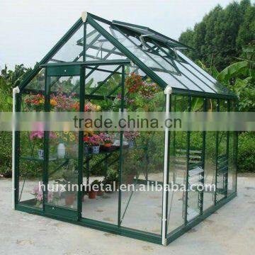 deluxe cottage tempered glass elegant greenhouses HX91303
