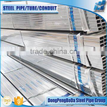 15x15x0.7mm pre galvanized square profile for construction