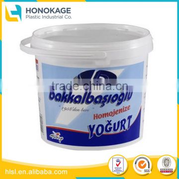 High Quality Eco-Friendly 1 Gallon Plastic Pails for Yogurt, Customised Packaging for Yogurt