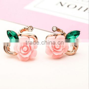 zm53245a Korean model stock jewelry earrings moq 10 pieces flower shape earrings