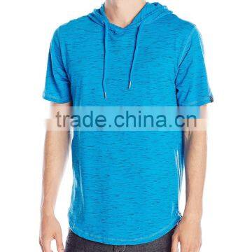 Men's hooded t shirt wth string