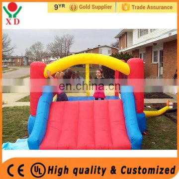 hot sale customized fire fighting inflatable kids castle beds