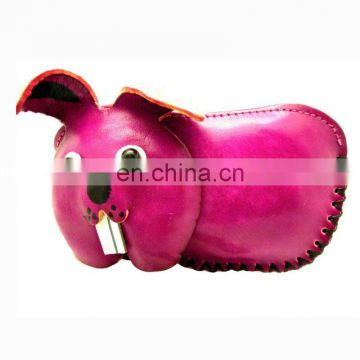 promotional Bunny key chain coin purse wholesale women genuine leather coin purse MCP-0081