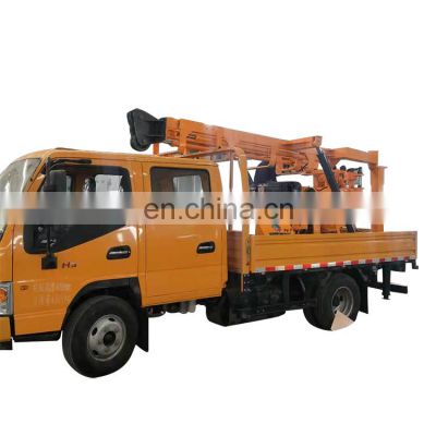 OrangeMech XYC-200 water rig drilling rig truck mounted with compressor / geotechnical drill rig truck