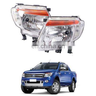 Ranger 2012-2015 12V led headlight auto front head lights Car HeadLamp Halogen For Ford