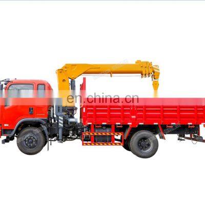 Popular HIGH-PERFORMANCE truck mounted crane with cargo body with CE certification