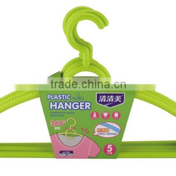 Hot sell plastic hangers supermarket plasitc hangers