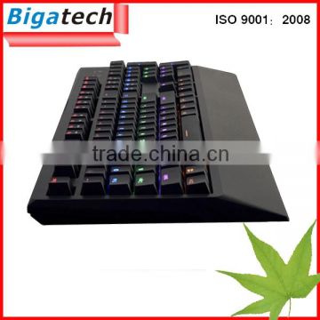 USB 7 colors colorful LED Ergonomic Backlight mechanical professional Gaming kailh key switch keyboard