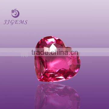 factory price synthetic heart original ruby stone