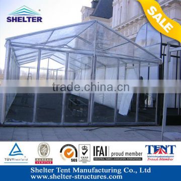 12x3 waterproof transparent pvc marquee for outdoor event activity sturdy set up on any ground