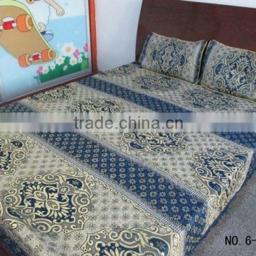 Polyester and Cotton Jacquard Three-Piece Bed Sheet NO.6-A167