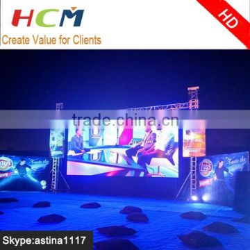 Outdoor p10 Full color advertising led display price stage stage backdrop led rental p8 cabinet