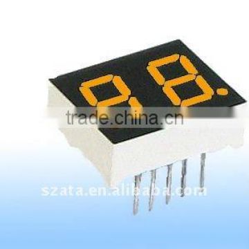high quality 0.39 inch 2 digit numeric led display with amber color