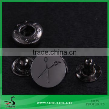 Sinicline brand logo metal button Snap button 4 parts button