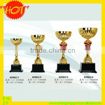 High Quality! EUROPE Design Metal Trophy Cup Trophies And Awards Plastic Base 2862