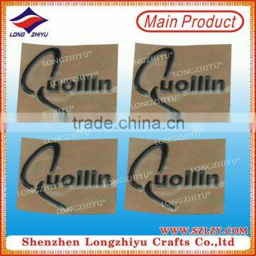 Customized promotional engraved metal label plating aluminium label