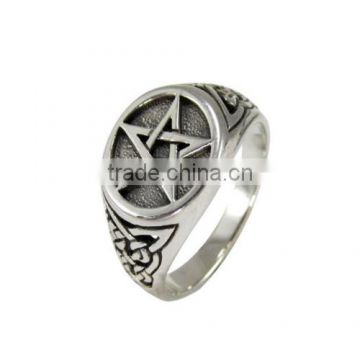 Dedicate Star Pattern Design 925 Sterling Silver Ring