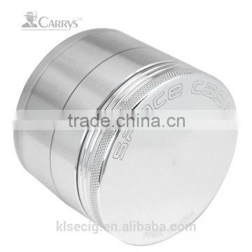 High quality Custom zinc alloy and aluminum space case herb grinder