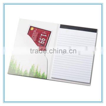 a5 creative paper folder with notepad