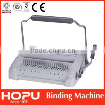 HOPU manual perfect binder hole punching machine