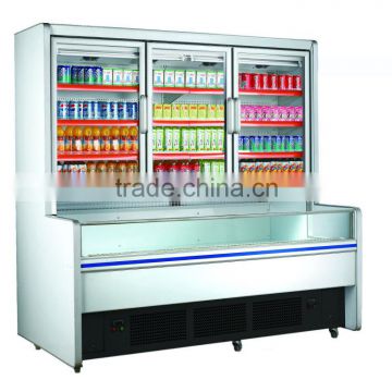 GHB-20 supermarket refrigeration equipments dual temperature canton factory