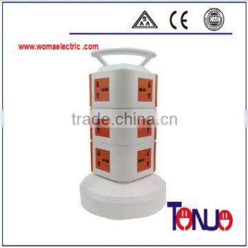 extension socket muliti coket 3 layer with handle