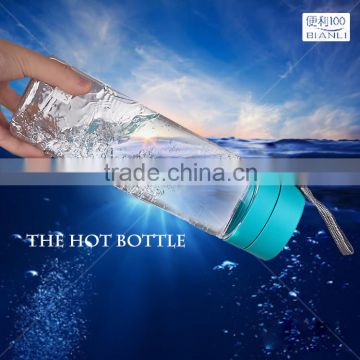 800ml plastic clear joyshaker water bottle leak proof with filter