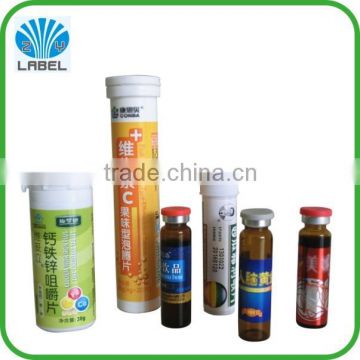 roll printed paper medical label,products sticker