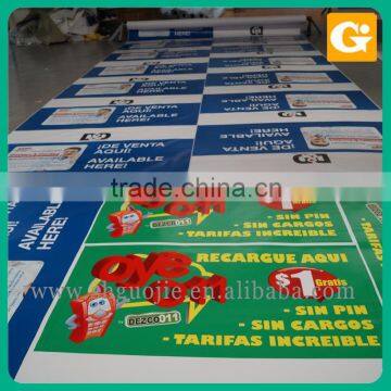 Indoor and outdoor advertising products for market